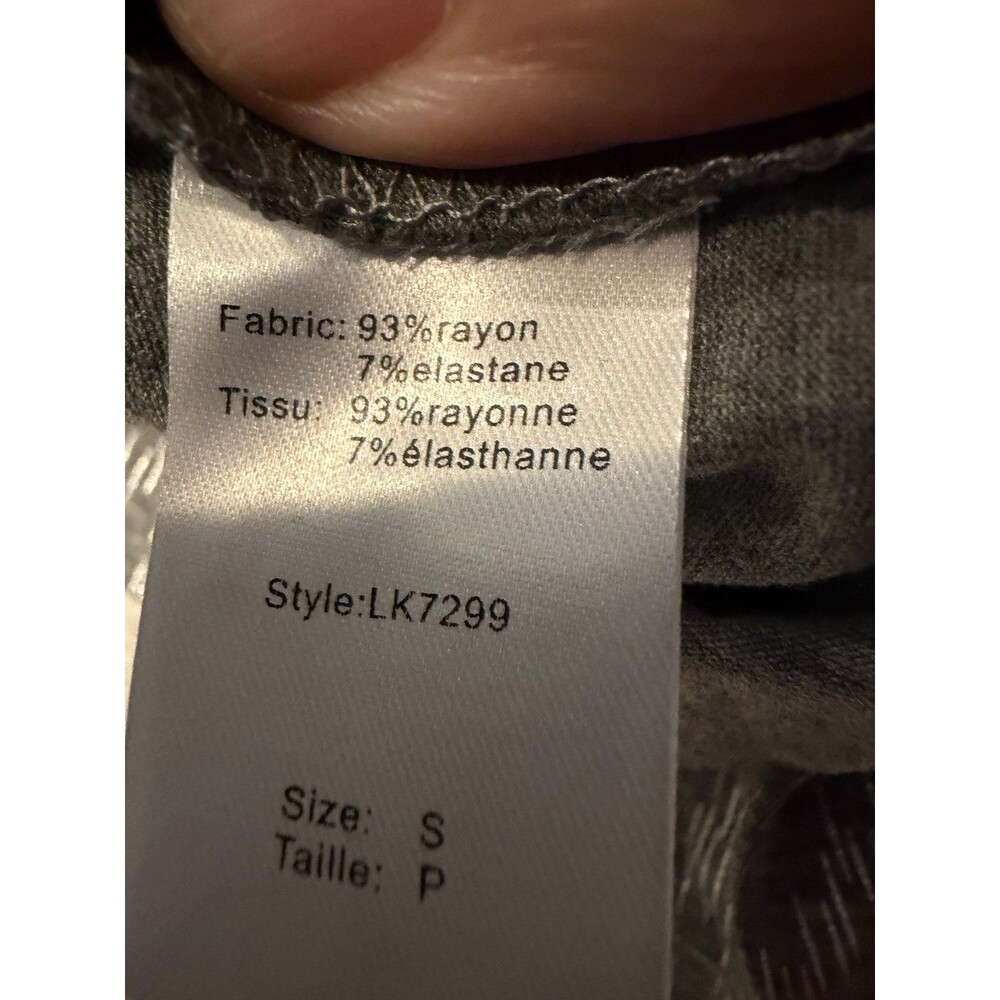 Elan Silver Metallic Short Sleeve T-shirt Jumpsuit S - Malia - Picture 7 of 7